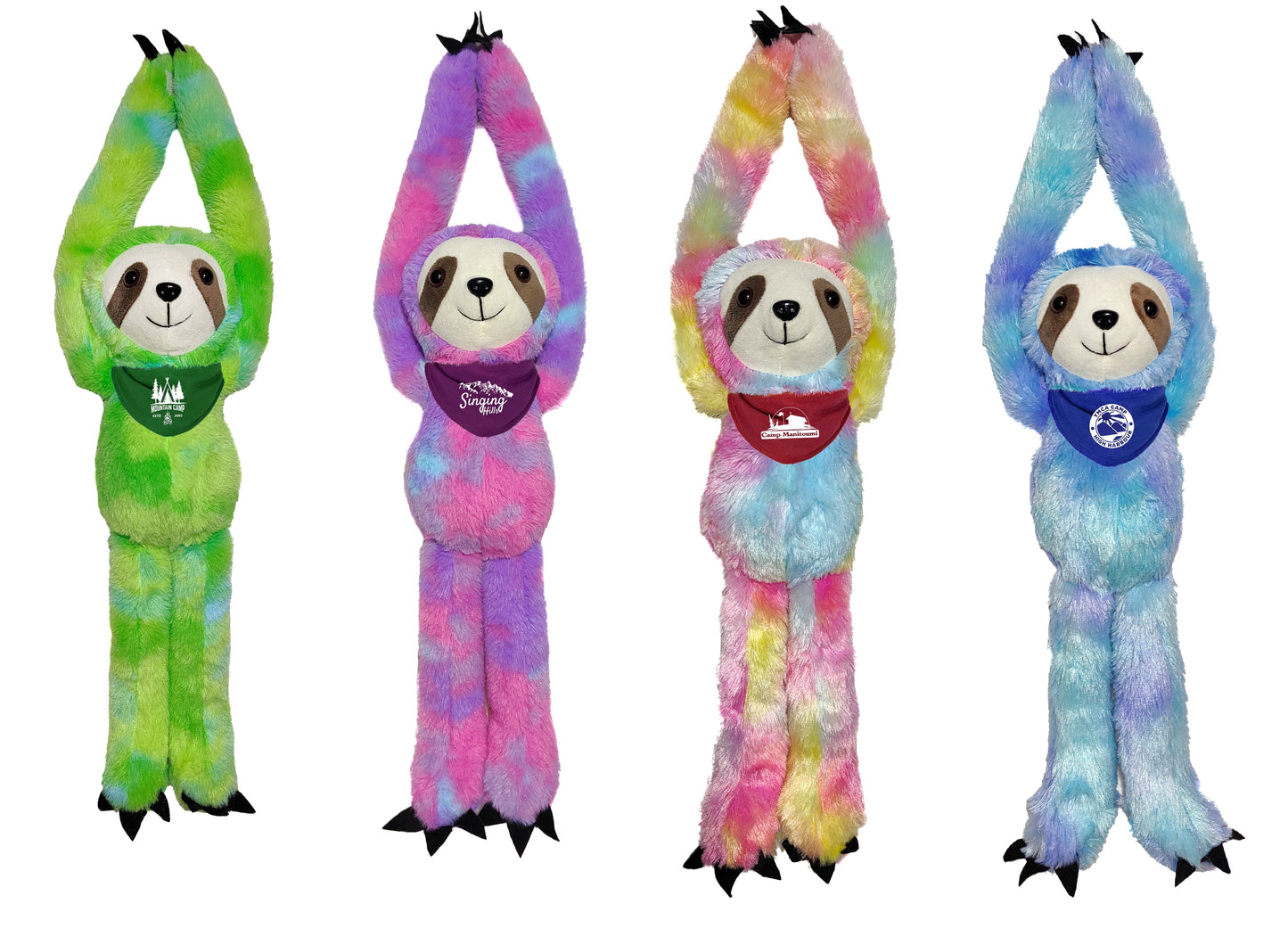 Tie Dye Hanging Sloth
