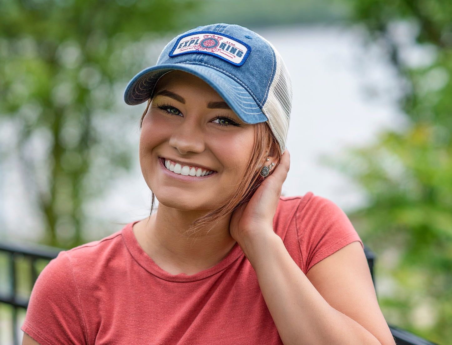 Stone Washed Mesh Hat