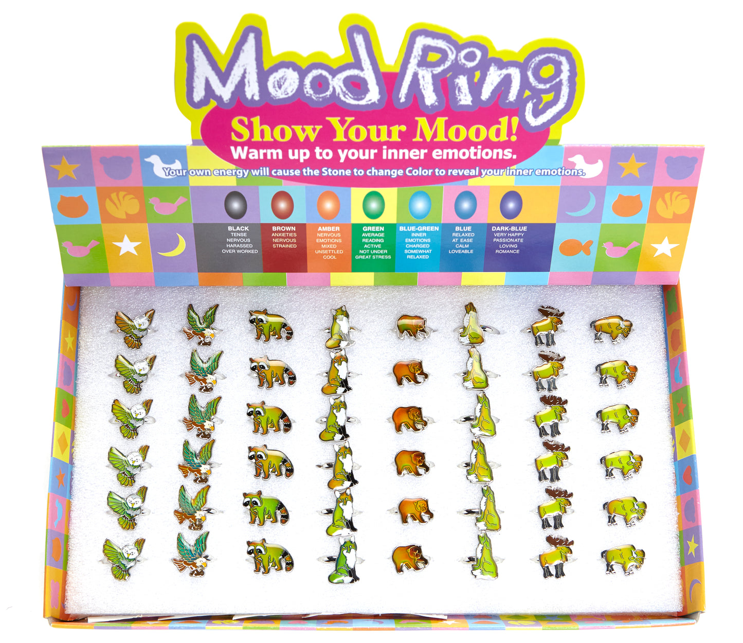 Wildlife Animal Mood Ring
