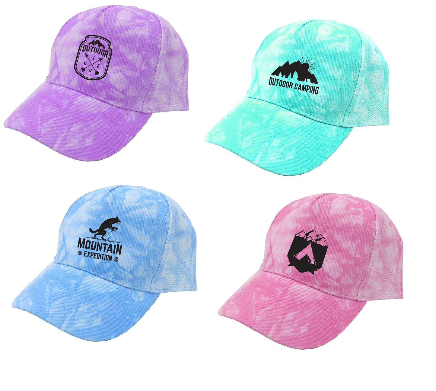 Tie Dye Baseball Hat