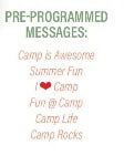 LED Camp Message Fan