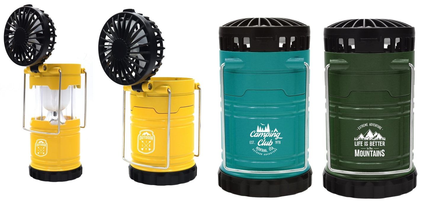 LED Pop-Up Lantern with Fan