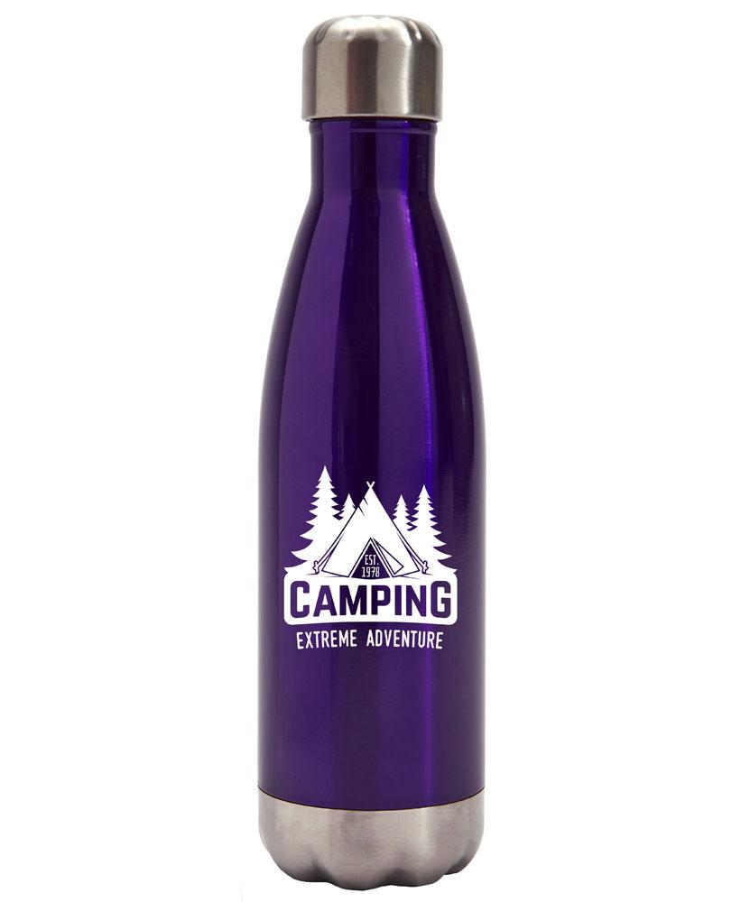 17 Oz. Stainless Steel Double Wall Water Bottle