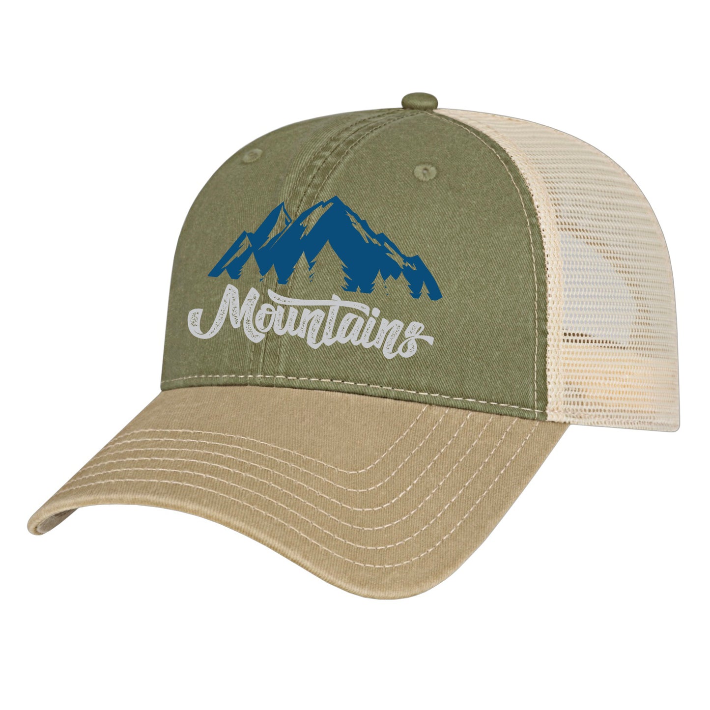 Stone Washed Mesh Hat