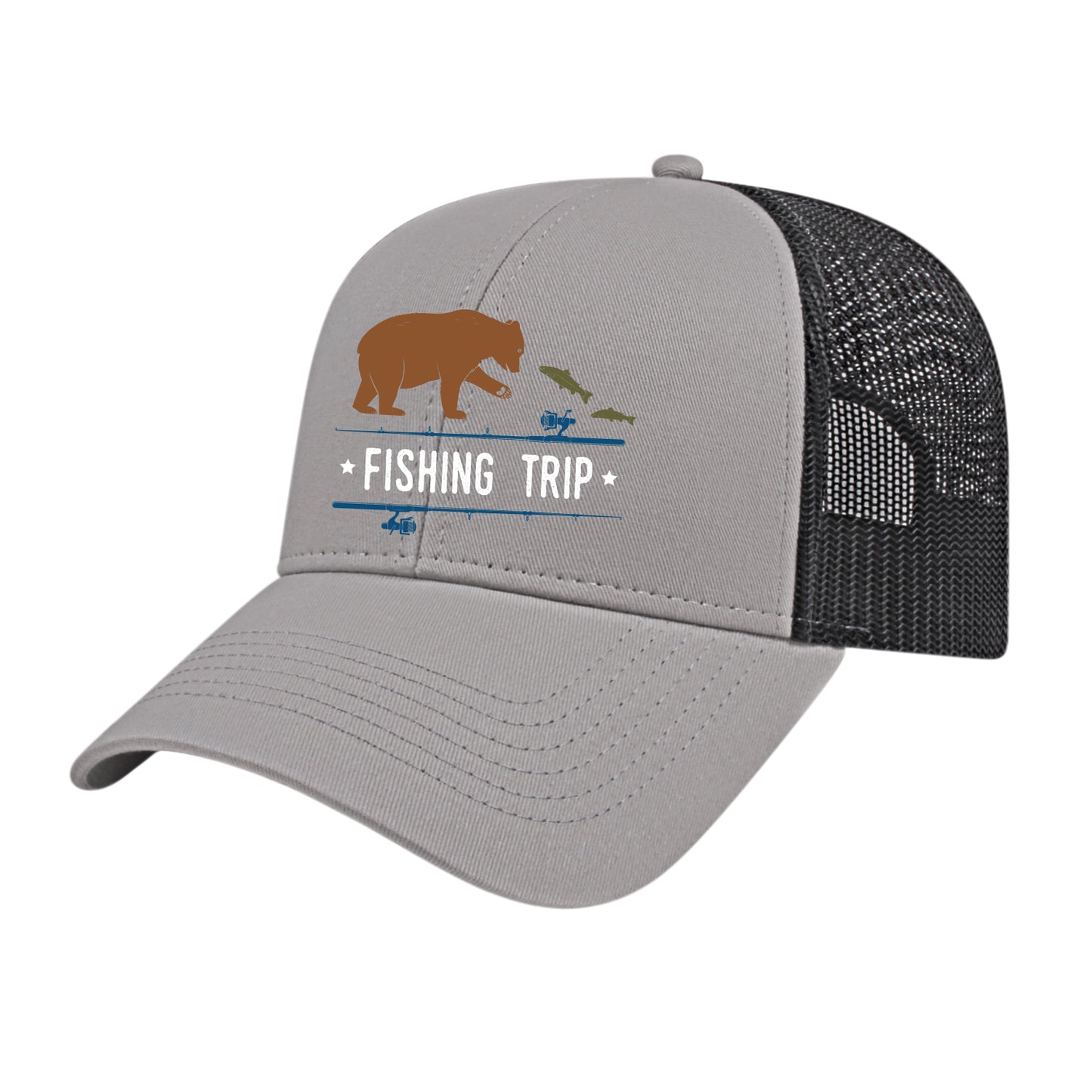 Two Tone Mesh Trucker Hat