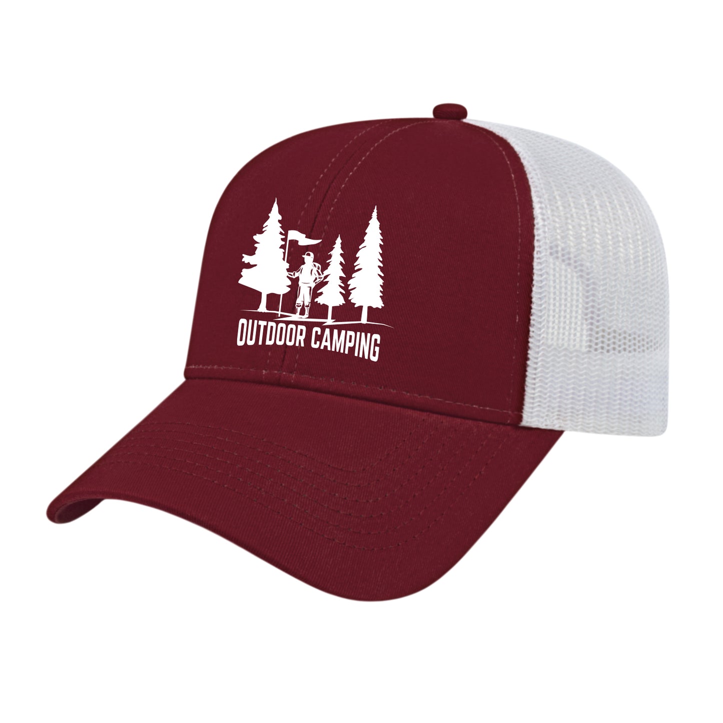 Two Tone Mesh Trucker Hat