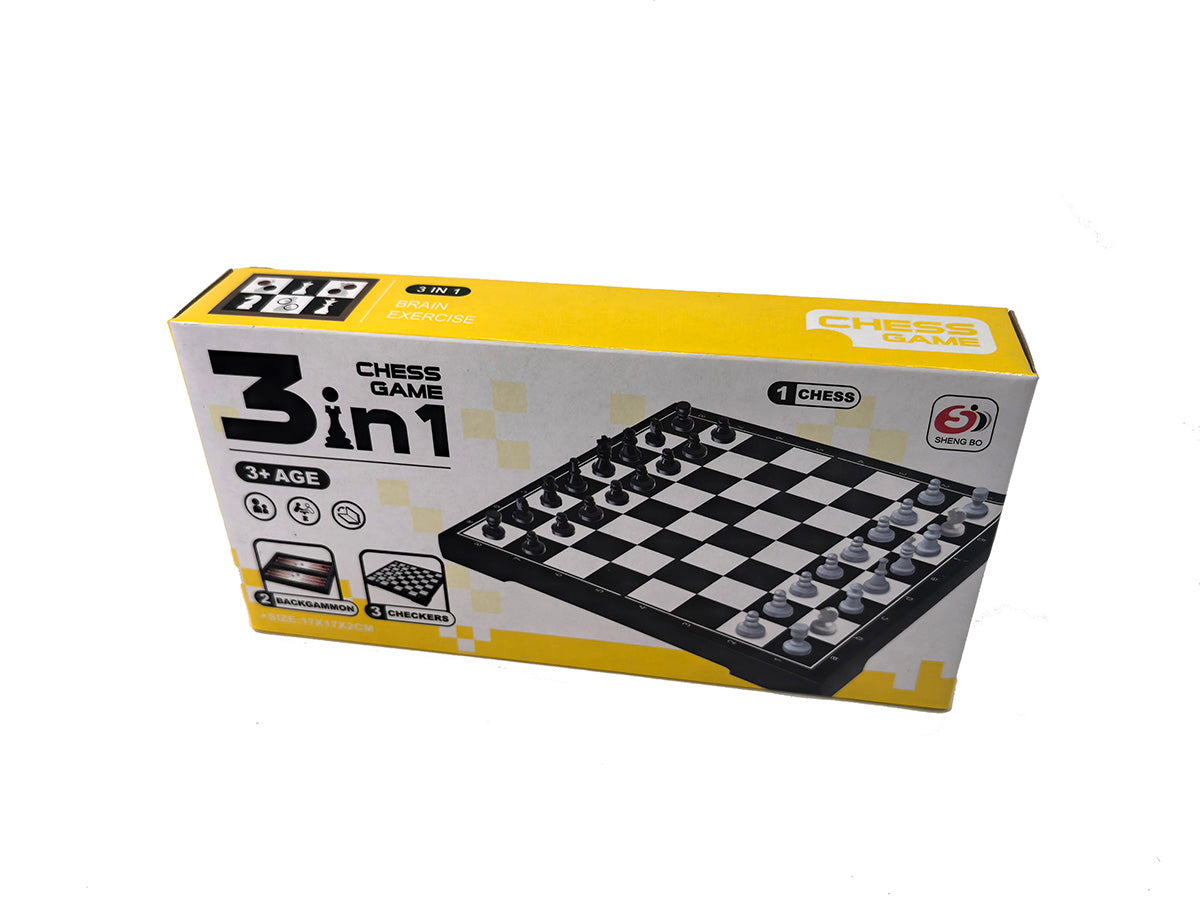 3 in 1 Magnetic Game Board Set