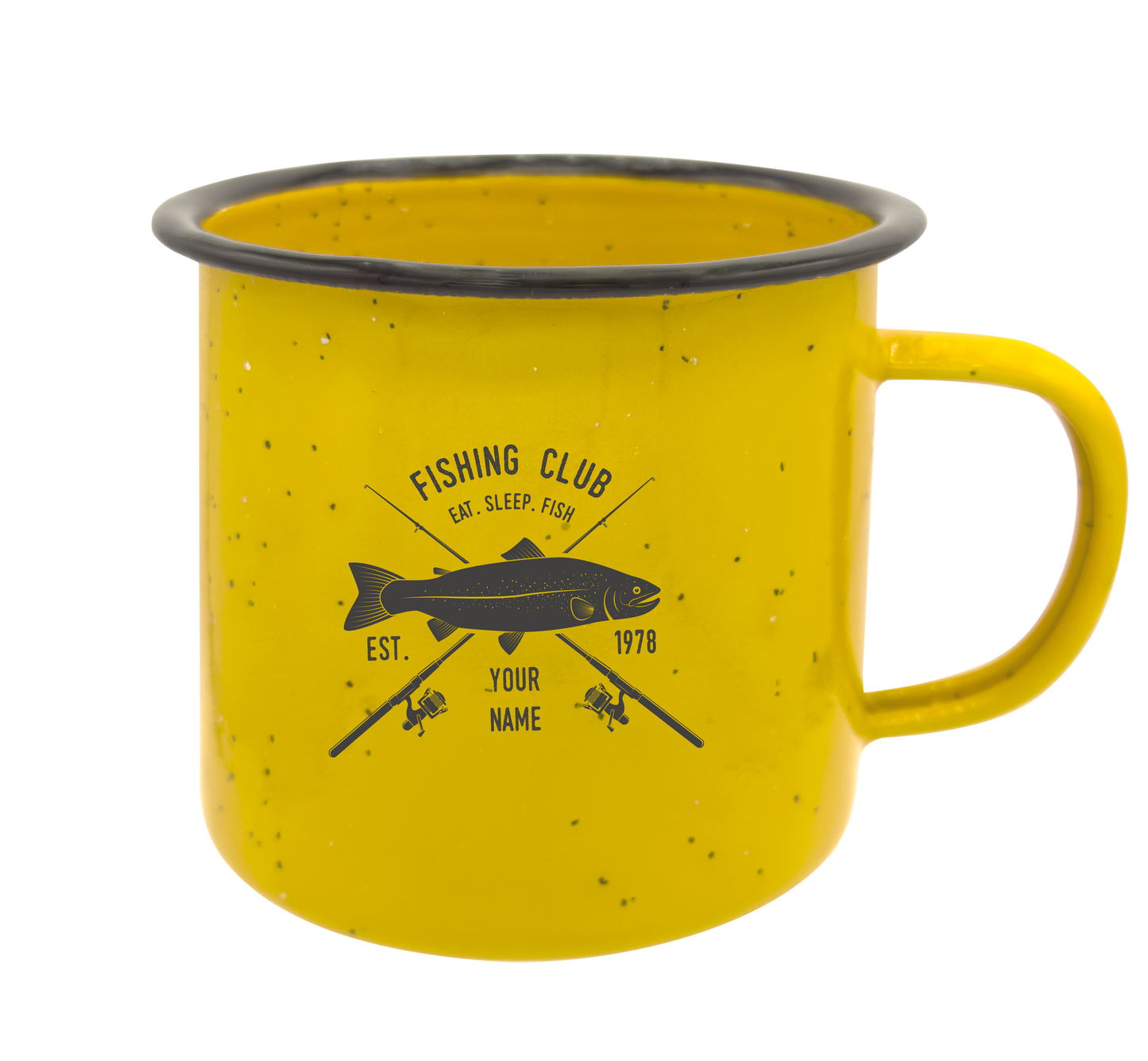 15 Oz. Enamel Campfire Mug