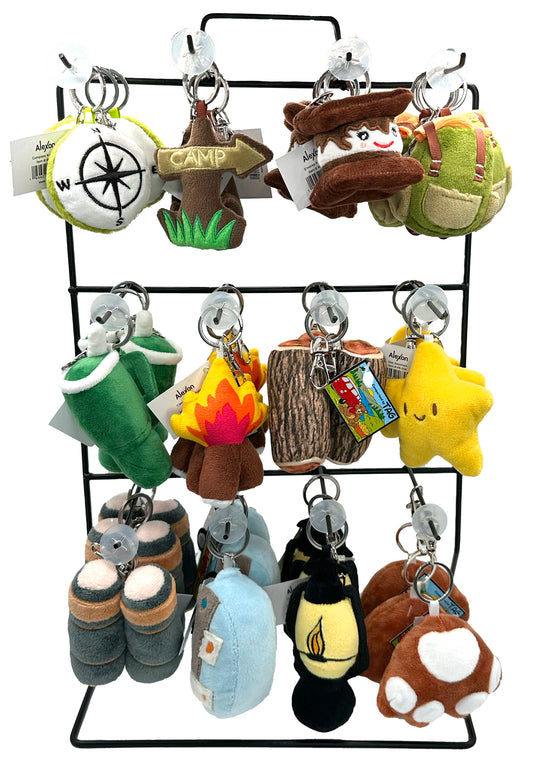 Camperland Keychains with Display Rack