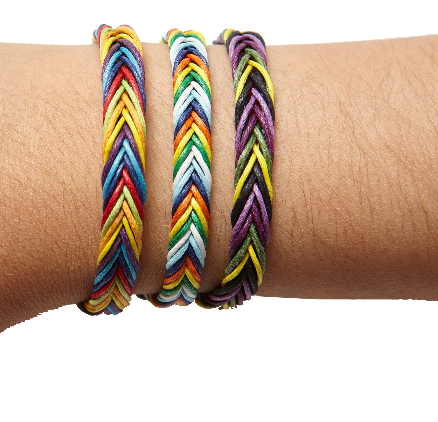 Multi-Color Braided Bracelet
